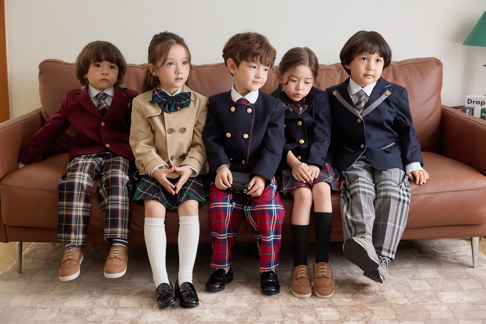 Group in formal uniforms
